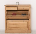 Shoe cabinet 2 doors and 2drawers, oak