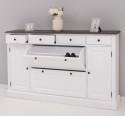 Hallway chest of drawers with 2 + 2 doors and 4 drawers