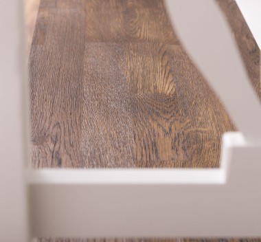Small bench, oak seat - PS152-TOP OAK