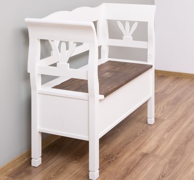 Small bench, oak seat - PS152-TOP OAK