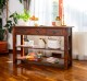 Console with 2 shelves, 3 drawers