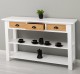 Console with 2 shelves, 3 drawers