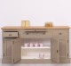Kitchen cupboard 4 doors BAS Top Oak