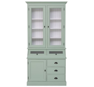 Sideboard with 1 door, 3 drawers, 2 compartments with glass door BAS + 2 glass doors SUP - PS271BAS+SUP