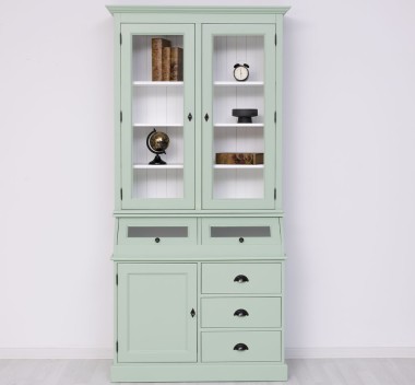 Sideboard with 1 door, 3 drawers, 2 compartments with glass door BAS + 2 glass doors SUP - PS271BAS+SUP