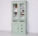 Sideboard with 1 door, 3 drawers, 2 compartments with glass door BAS + 2 glass doors SUP
