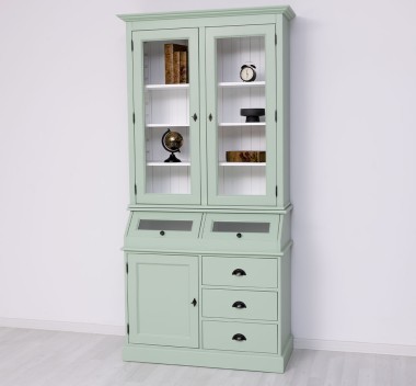 Sideboard with 1 door, 3 drawers, 2 compartments with glass door BAS + 2 glass doors SUP - PS271BAS+SUP