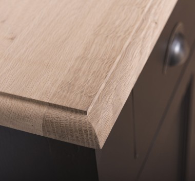 Buffet with 6 doors and 6 drawers, oak top, BAS - PS179BAS-TOP OAK