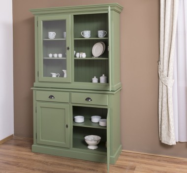 2-door sideboard, 2 BAS drawers + 2 SUP glass doors - PS264BAS+SUP