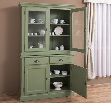 2-door sideboard, 2 BAS drawers + 2 SUP glass doors - PS264BAS+SUP