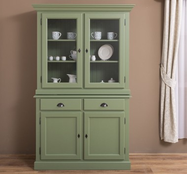 2-door sideboard, 2 BAS drawers + 2 SUP glass doors - PS264BAS+SUP