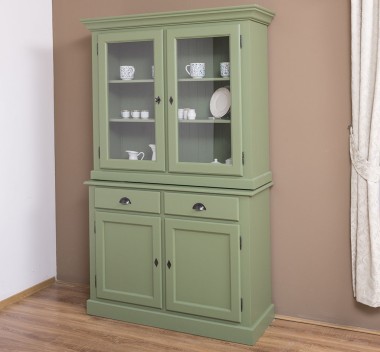 2-door sideboard, 2 BAS drawers + 2 SUP glass doors - PS264BAS+SUP