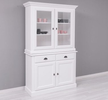 2-door sideboard, 2 BAS drawers + 2 SUP glass doors - PS264BAS+SUP