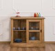 Buffet with 2 sliding glass doors, BAS