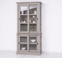 2-door display case sliding glass BAS + 2 large doors sliding glass SUP