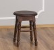 Round chair with turned legs