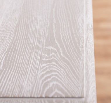 Dining table with turned legs 180x90cm, oak top - PS623-180-TOP OAK