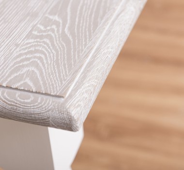 Dining table with turned legs 180x90cm, oak top - PS623-180-TOP OAK