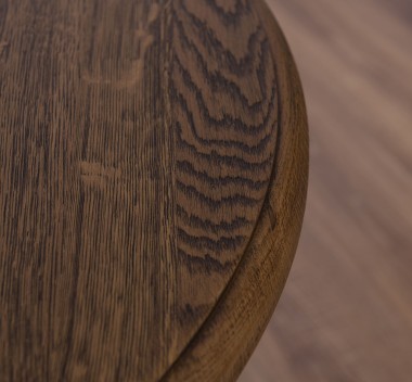 Bar table with round top 78cm, oak top