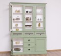 2-door sideboard, 3 drawers, 3 compartments with BAS glass door + 3 SUP glass doors