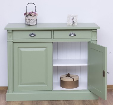 Buffet with 2 doors, 2 drawers, BAS, Directoire Collection - PS38BAS