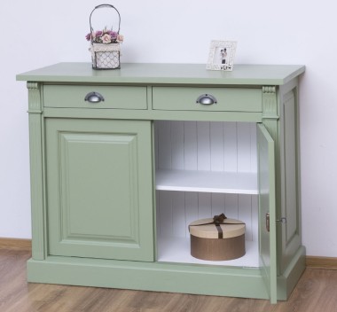 Buffet with 2 doors, 2 drawers, BAS, Directoire Collection - PS38BAS
