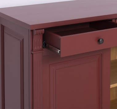Buffet with 2 doors, 2 drawers, BAS, Directoire Collection - PS38BAS