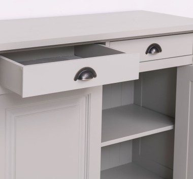 Buffet with 2 doors, 2 drawers, BAS, Directoire Collection - PS38BAS