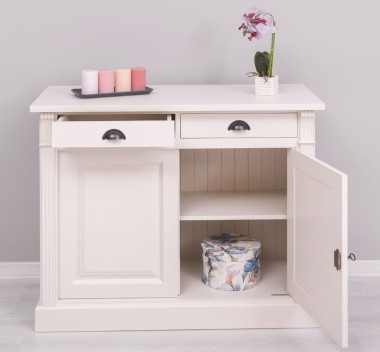 Buffet with 2 doors, 2 drawers, BAS, Directoire Collection - PS38BAS