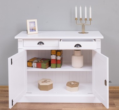 Buffet with 2 doors, 2 drawers, BAS, Directoire Collection - PS38BAS