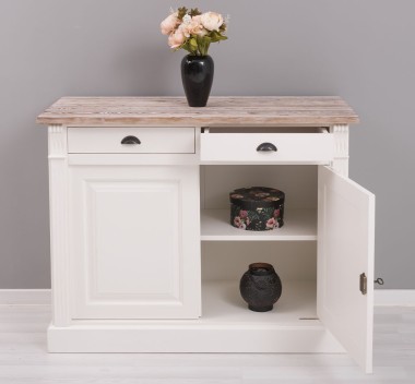 Buffet with 2 doors, 2 drawers, BAS, Directoire Collection - PS38BAS