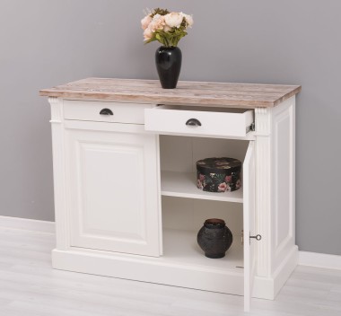 Buffet with 2 doors, 2 drawers, BAS, Directoire Collection - PS38BAS