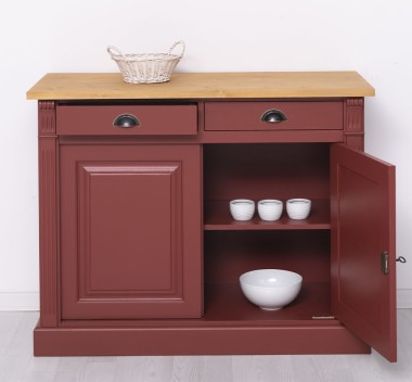 Buffet with 2 doors, 2 drawers, BAS, Directoire Collection - PS38BAS