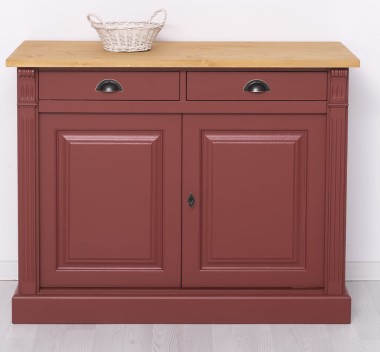 Buffet with 2 doors, 2 drawers, BAS, Directoire Collection - PS38BAS