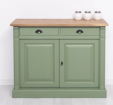 Buffet with 2 doors, 2 drawers, BAS, Directoire Collection - PS38BAS