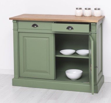Buffet with 2 doors, 2 drawers, BAS, Directoire Collection - PS38BAS