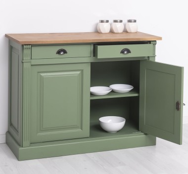 Buffet with 2 doors, 2 drawers, BAS, Directoire Collection - PS38BAS
