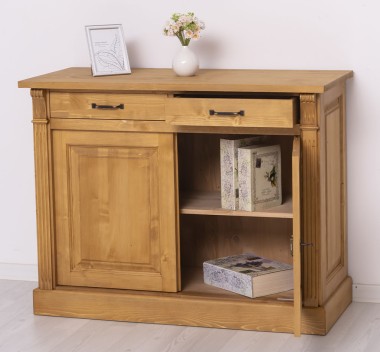 Buffet with 2 doors, 2 drawers, BAS, Directoire Collection - PS38BAS
