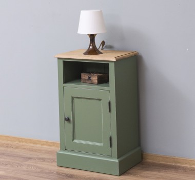 Nightstand with 1 door and open space - PS435