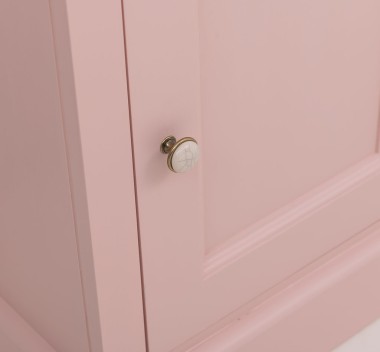 Nightstand with 1 door and open space - PS435