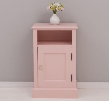 Nightstand with 1 door and open space - PS435