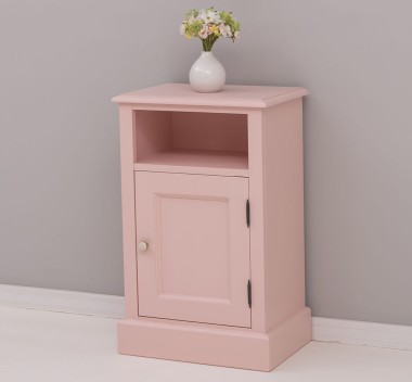 Nightstand with 1 door and open space - PS435