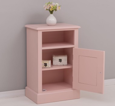 Nightstand with 1 door and open space - PS435