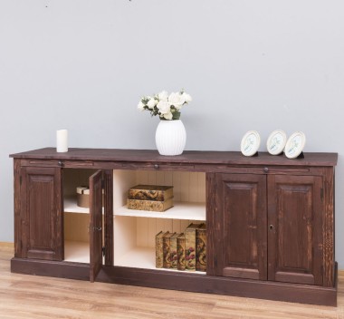 Large sideboard 4 doors, 1 shelf, BAS - PS321BAS