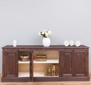 Large sideboard 4 doors, 1 shelf, BAS - PS321BAS