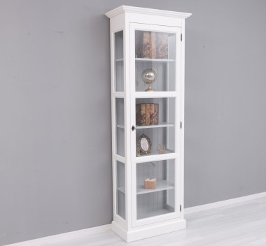 Showcase with 1 glass door, glass walls - PS162