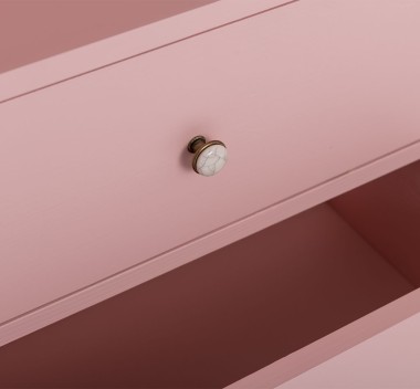 Wardrobe with 1 large door, 3 drawers