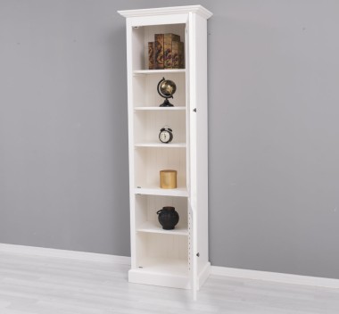 Narrow display case, 1 door + 1 glass door, Shutter Collection - PS574