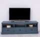 TV chest of drawers with 3 drawers and 3 open spaces