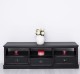 TV chest of drawers with 3 drawers and 3 open spaces